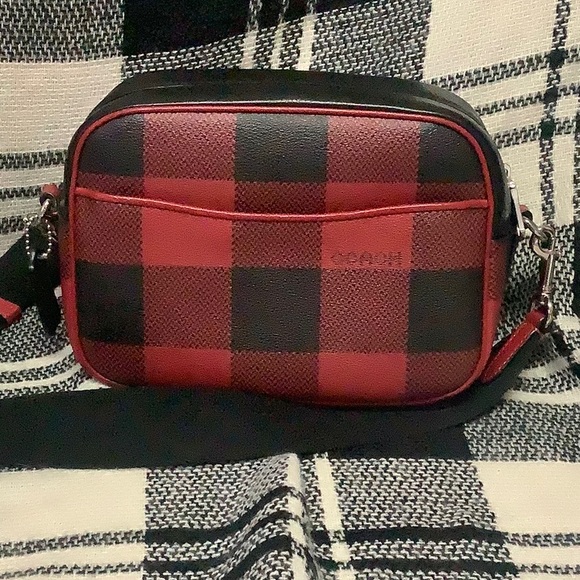 Coach buffalo plaid Dempsey camera bag - Picture 4 of 8